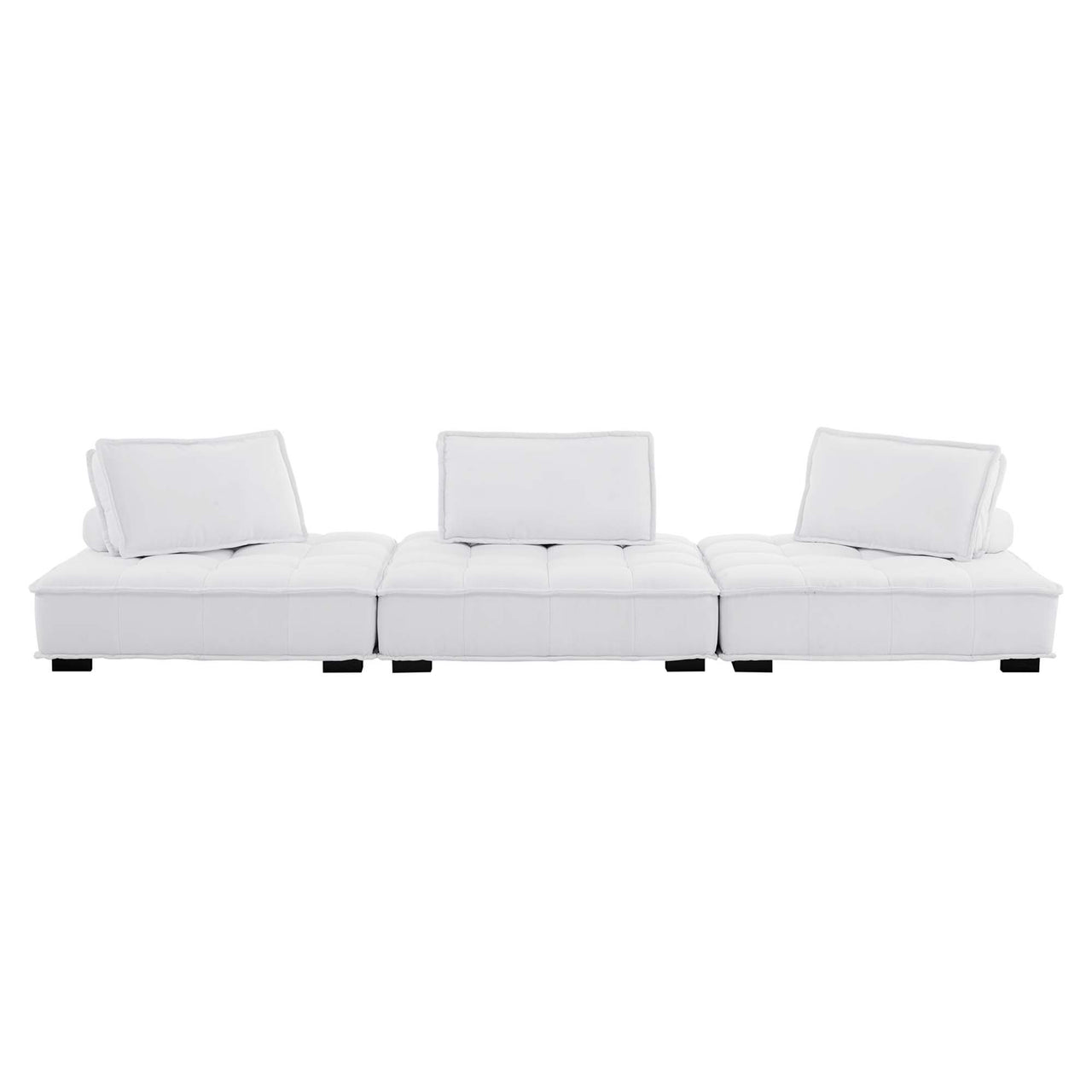 Introvert Fabric Modular Sofa Sectional, White