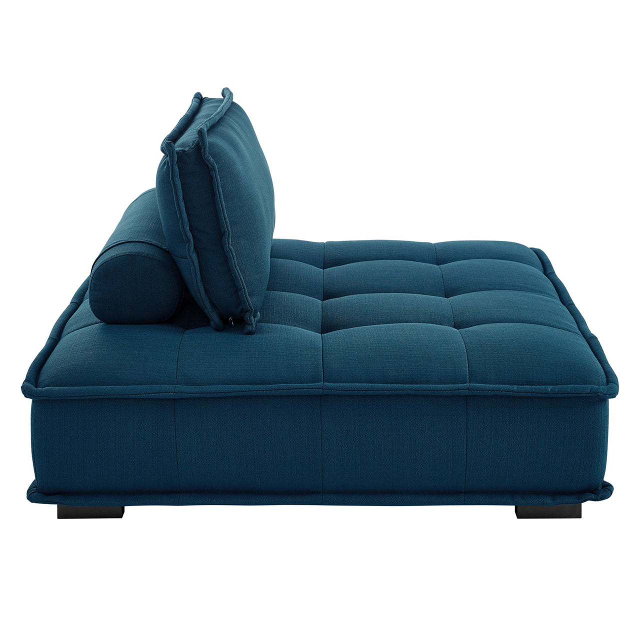 Introvert Fabric U-Shaped Modular Sectional, Azure