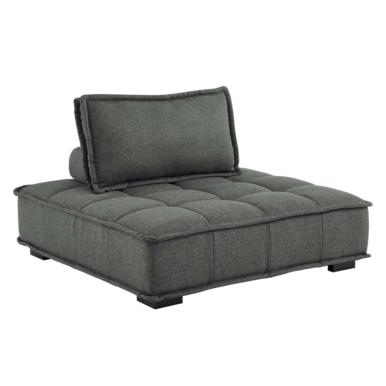 Introvert Fabric U-Shaped Modular Sectional, Gray