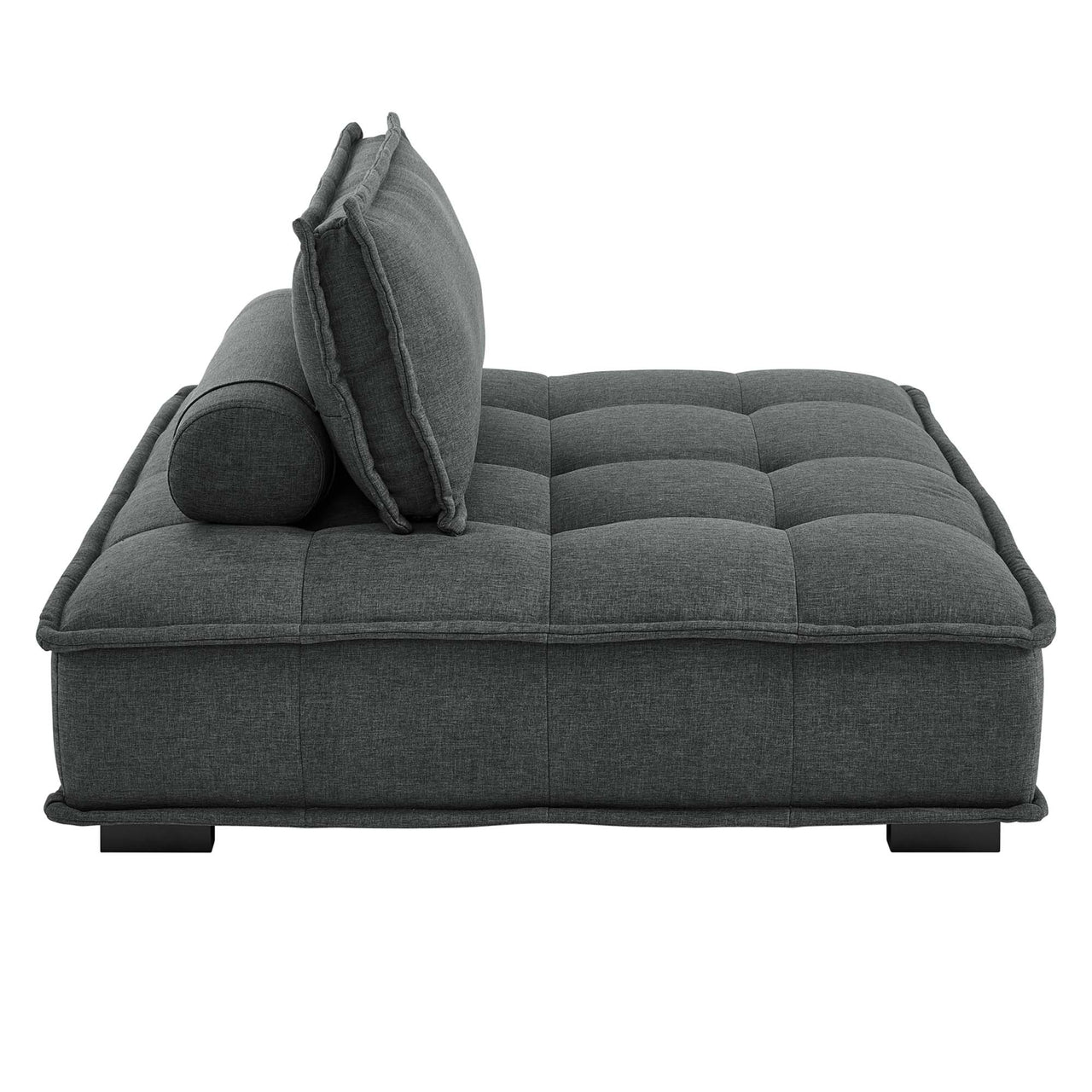 Introvert Fabric U-Shaped Modular Sectional, Gray