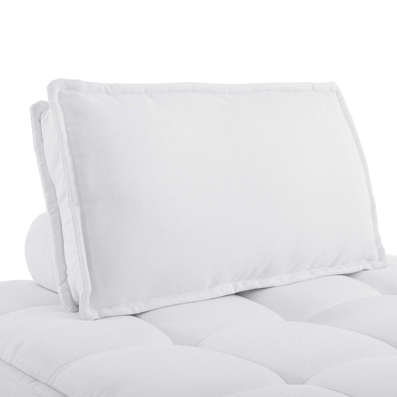 Introvert Fabric U-Shaped Modular Sectional, White