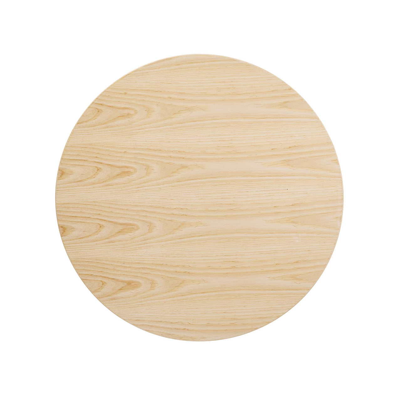 Ensemble Round Dining Table, Small, Gold & Natural Wood