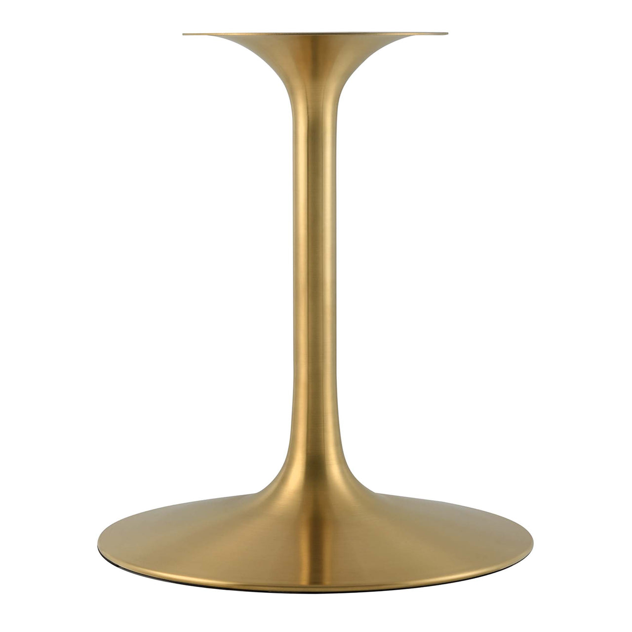 Ensemble Round Dining Table, Large, Gold & Cherry Walnut