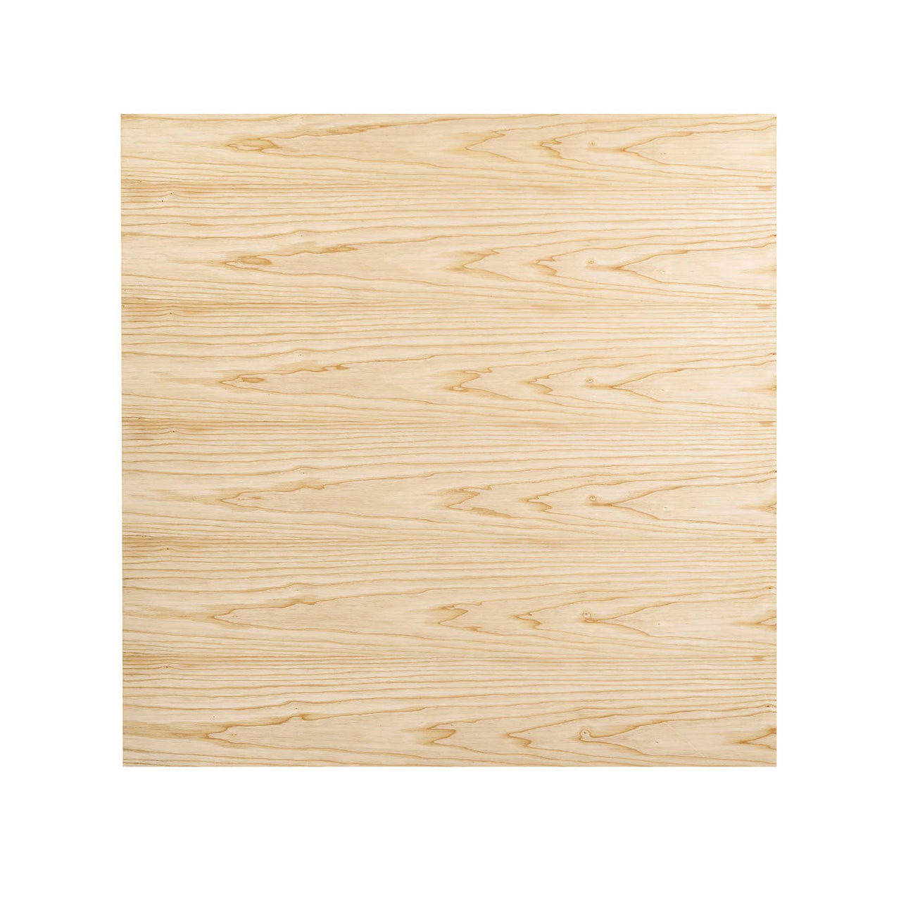 Ensemble Square Dining Table, Large, Gold & Natural Wood