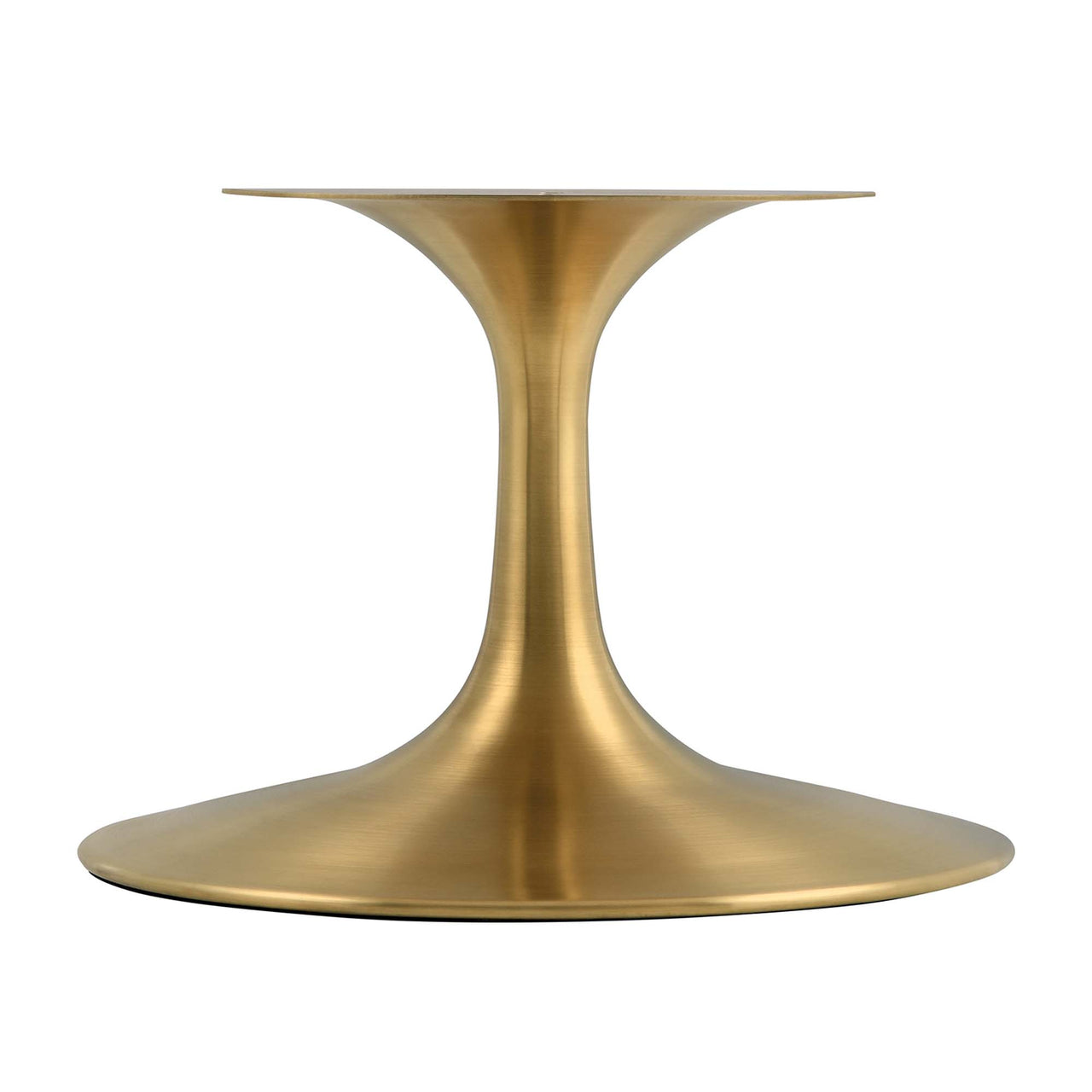 Ensemble Round Coffee Table, Medium, Gold & Cherry Walnut