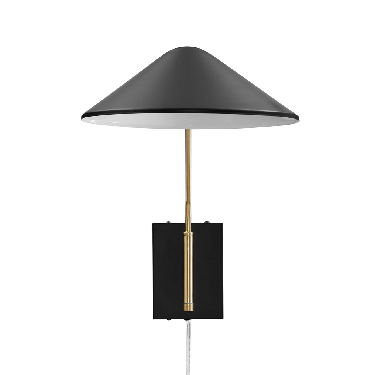 Voyager Swing Arm Wall Sconce, Large, Black