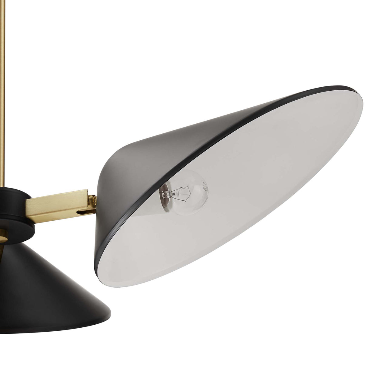 Voyager Triple Arm Pendant, Small, Black