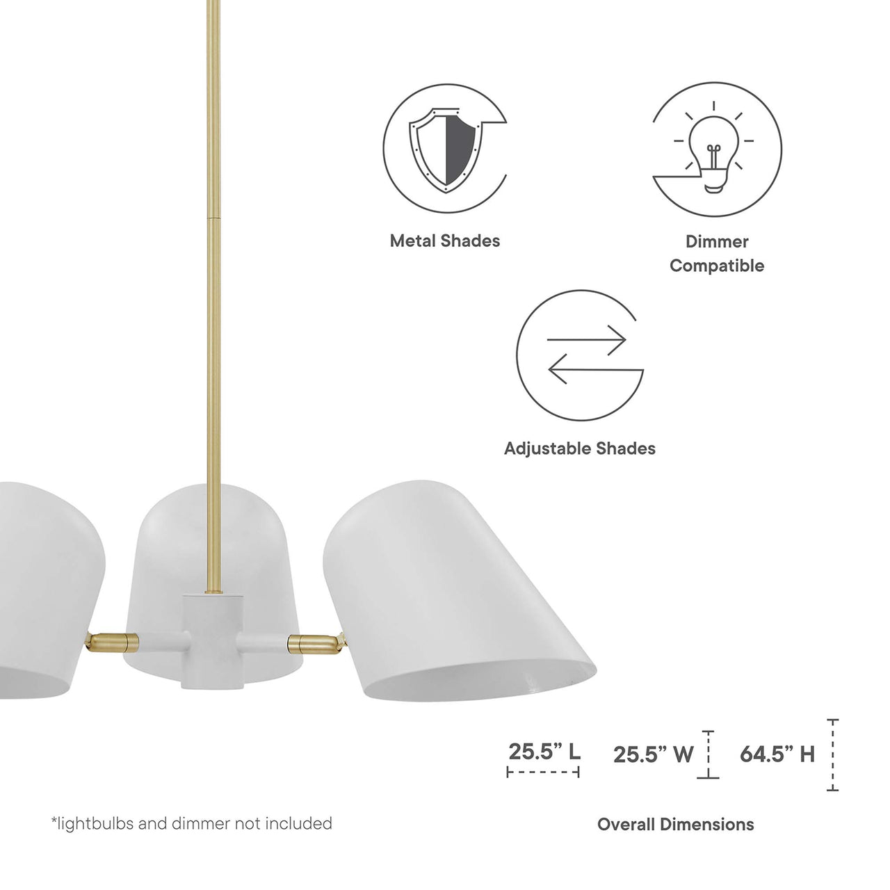 Revanne Pendant Light, White