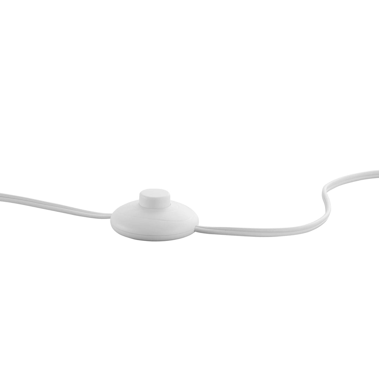 Triherst Floor Lamp, White & Natural Wood