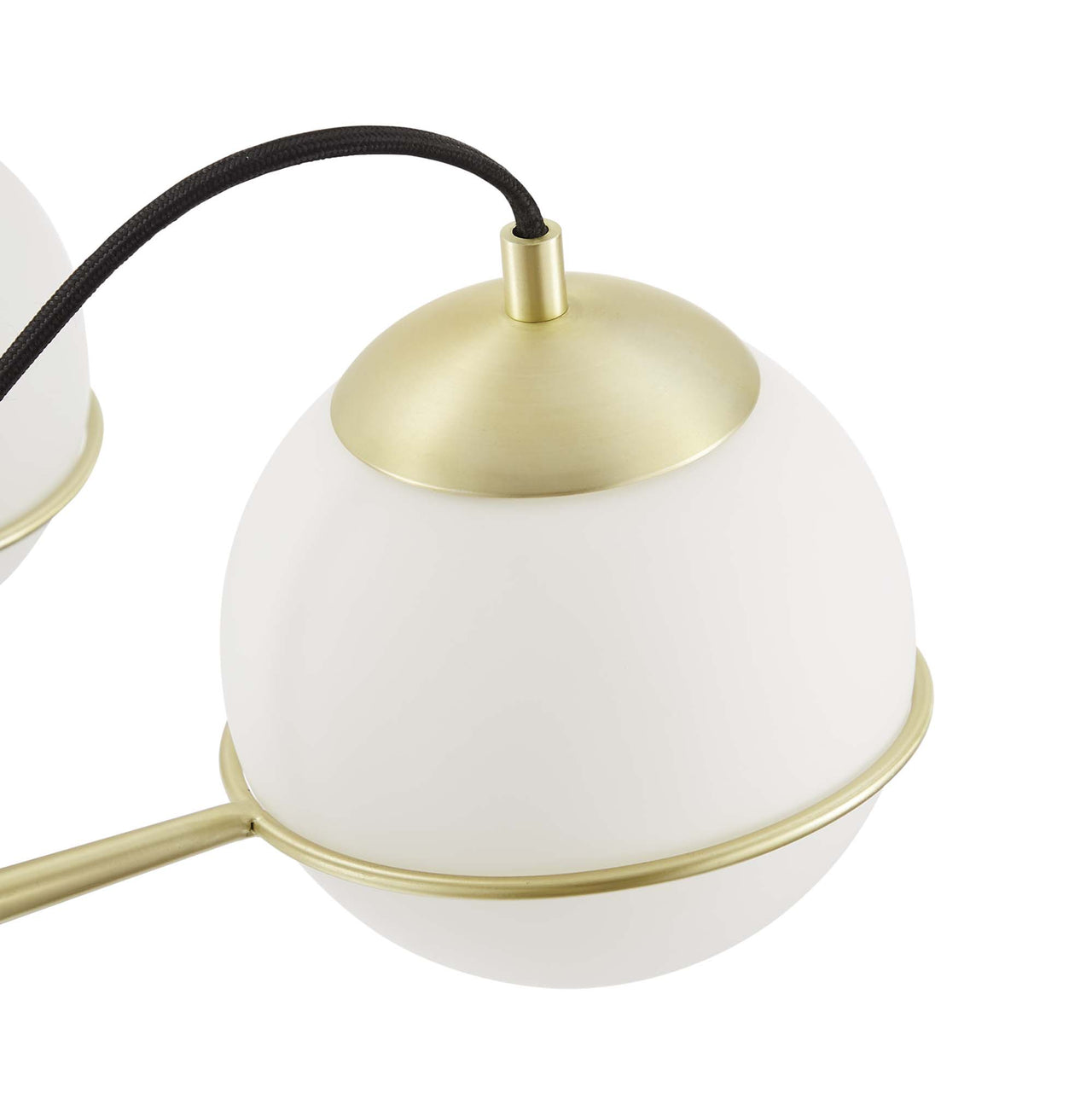 Angler Chandelier, Opal & Gold