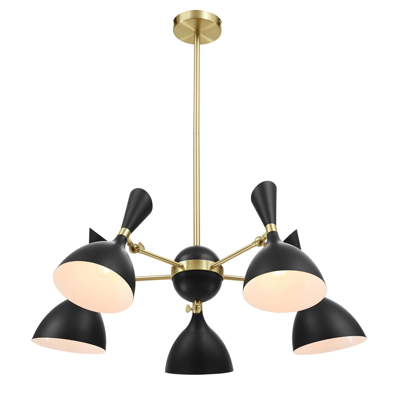 Bouquet Pendant Chandelier, Black