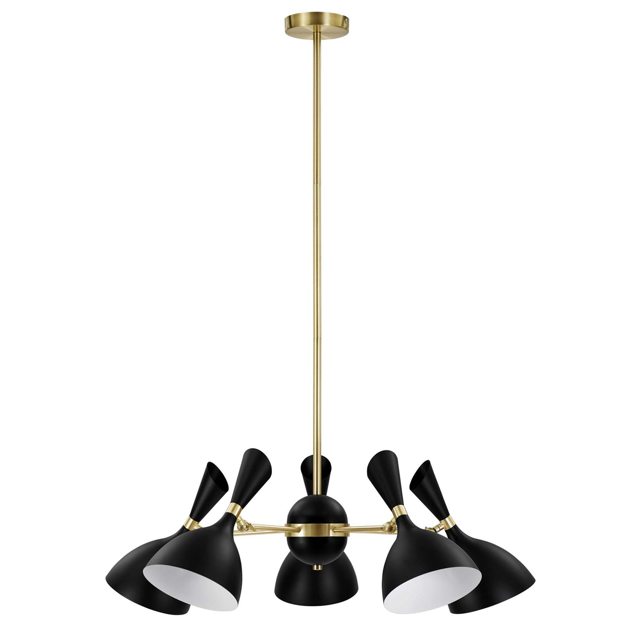 Bouquet Pendant Chandelier, Black