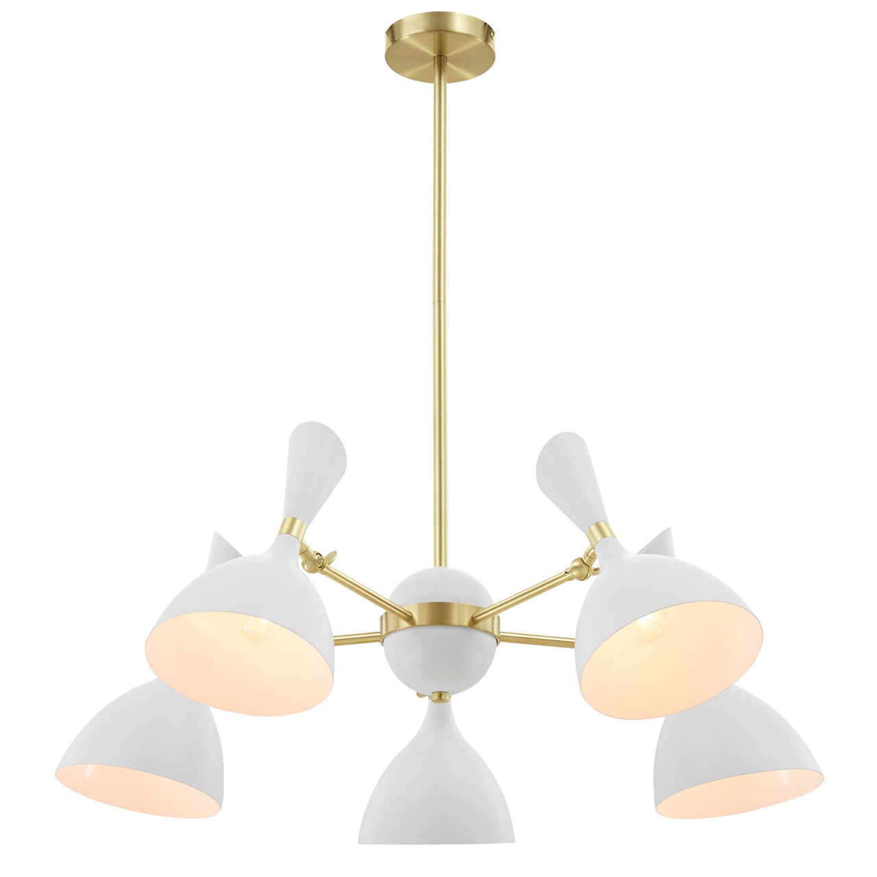Bouquet Pendant Chandelier, White