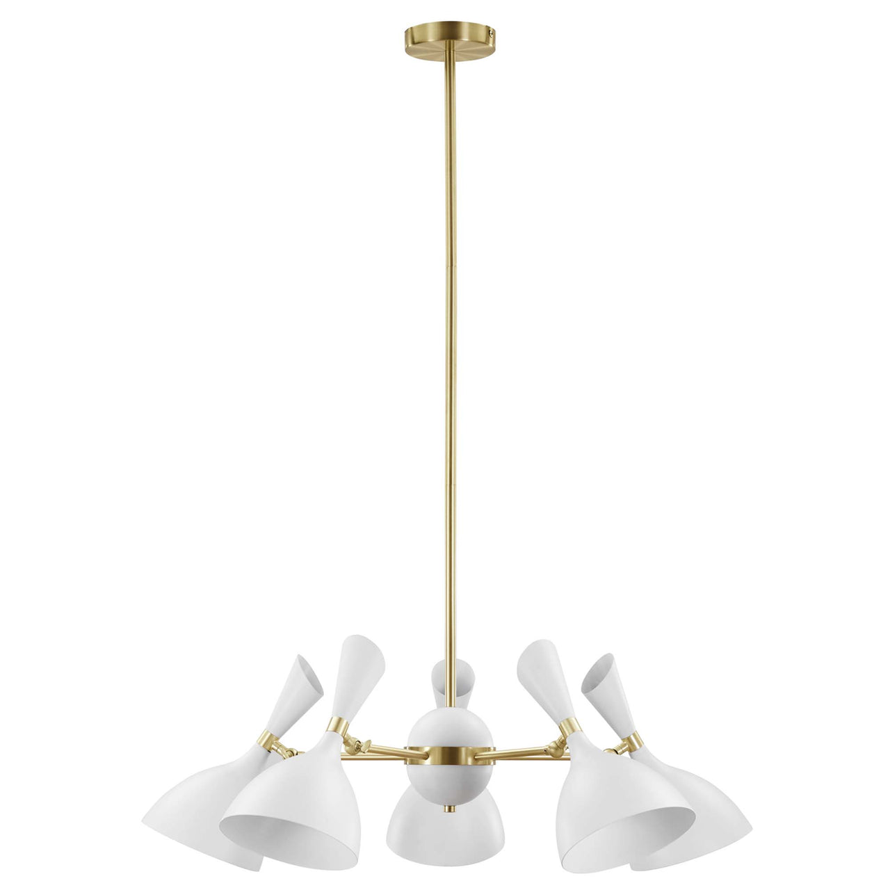 Bouquet Pendant Chandelier, White