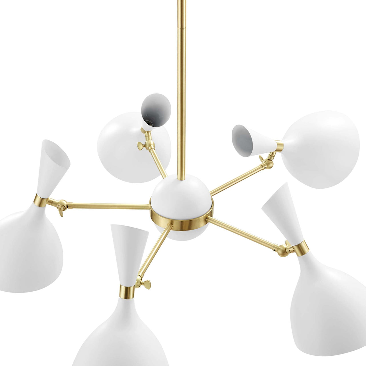 Bouquet Pendant Chandelier, White