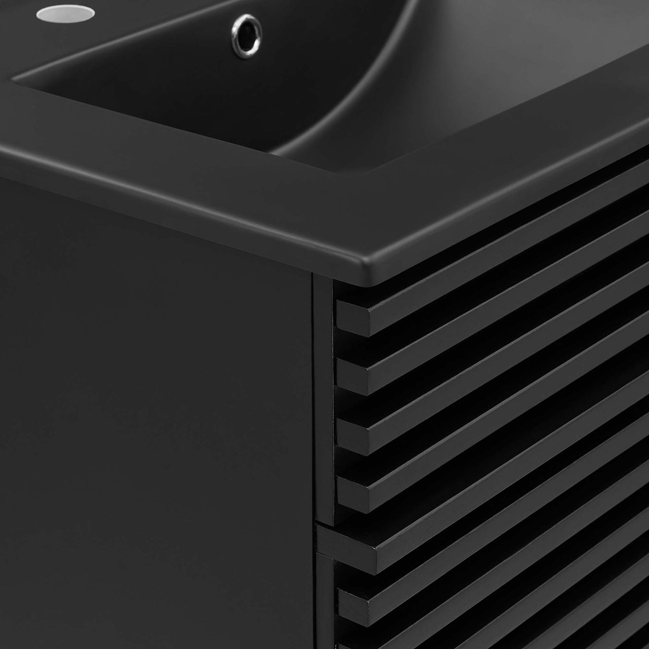 Ventra Vanity Unit, Small, Black