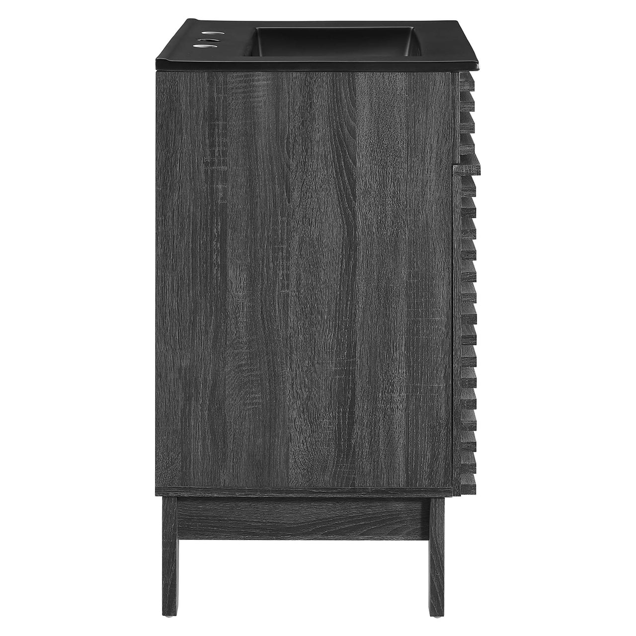 Ventra Vanity Unit, Small, Charcoal & Black