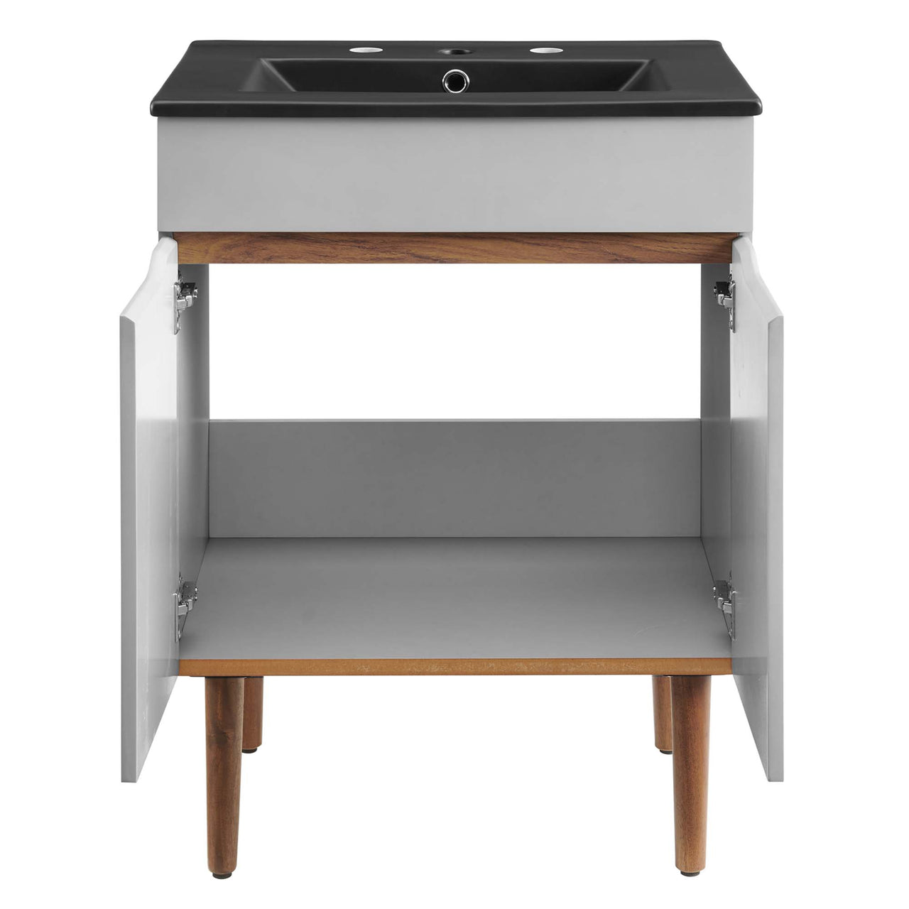 Arwyn Vanity Unit, Small, Gray & Black
