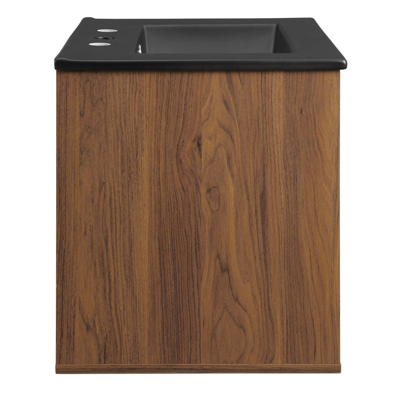 Erisen Floating Vanity Unit, Small, White & Black