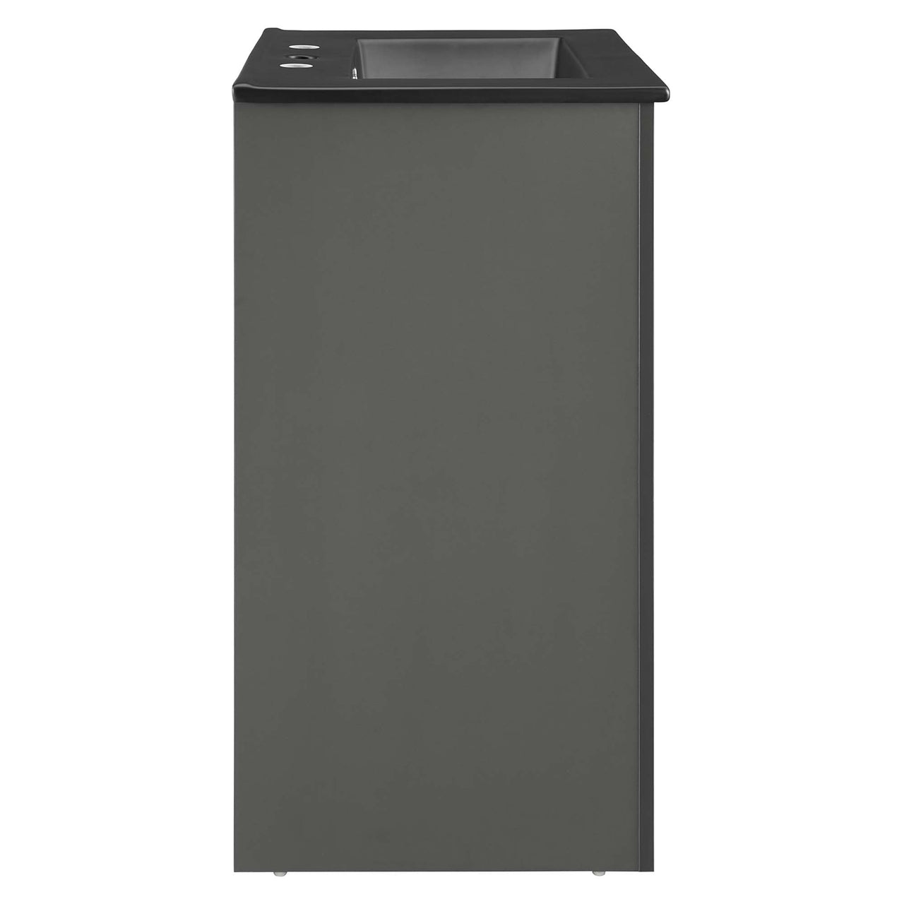 Maveen Vanity Unit, Small, Gray & Black