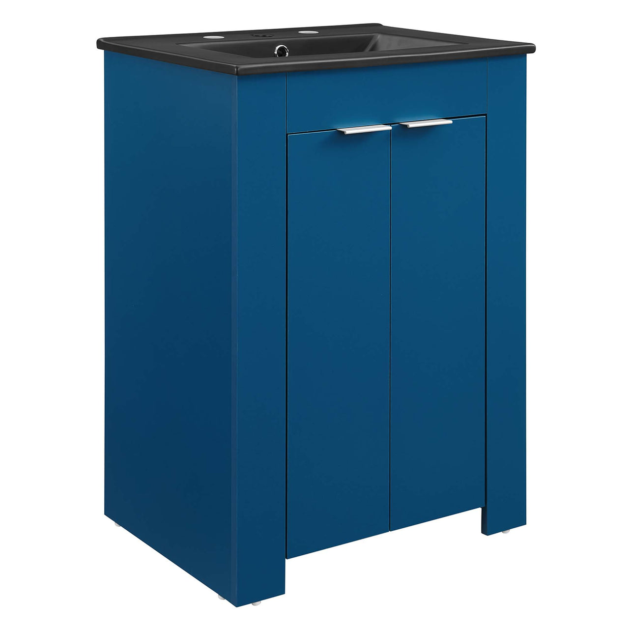 Maveen Vanity Unit, Small, Navy & Black