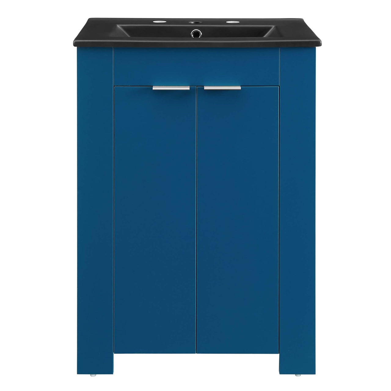 Maveen Vanity Unit, Small, Navy & Black