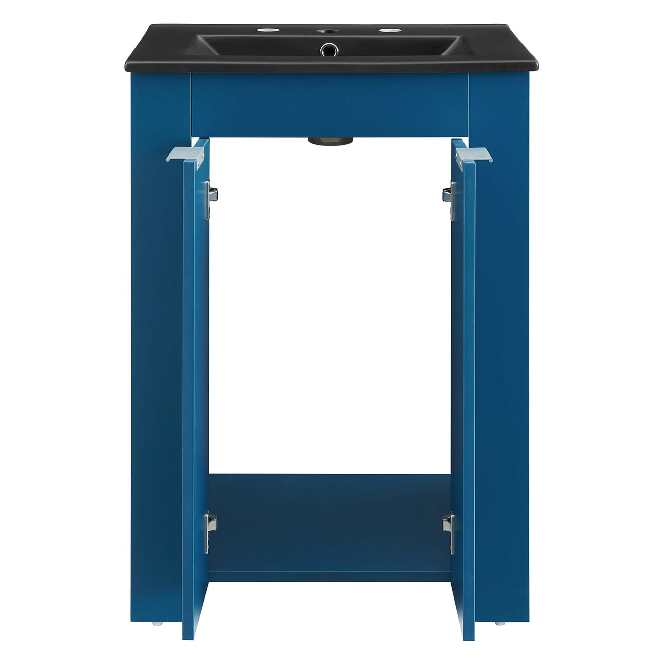 Maveen Vanity Unit, Small, Navy & Black