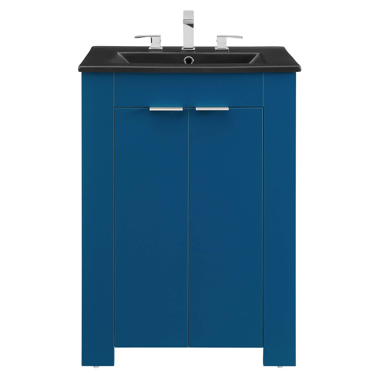 Maveen Vanity Unit, Small, Navy & Black