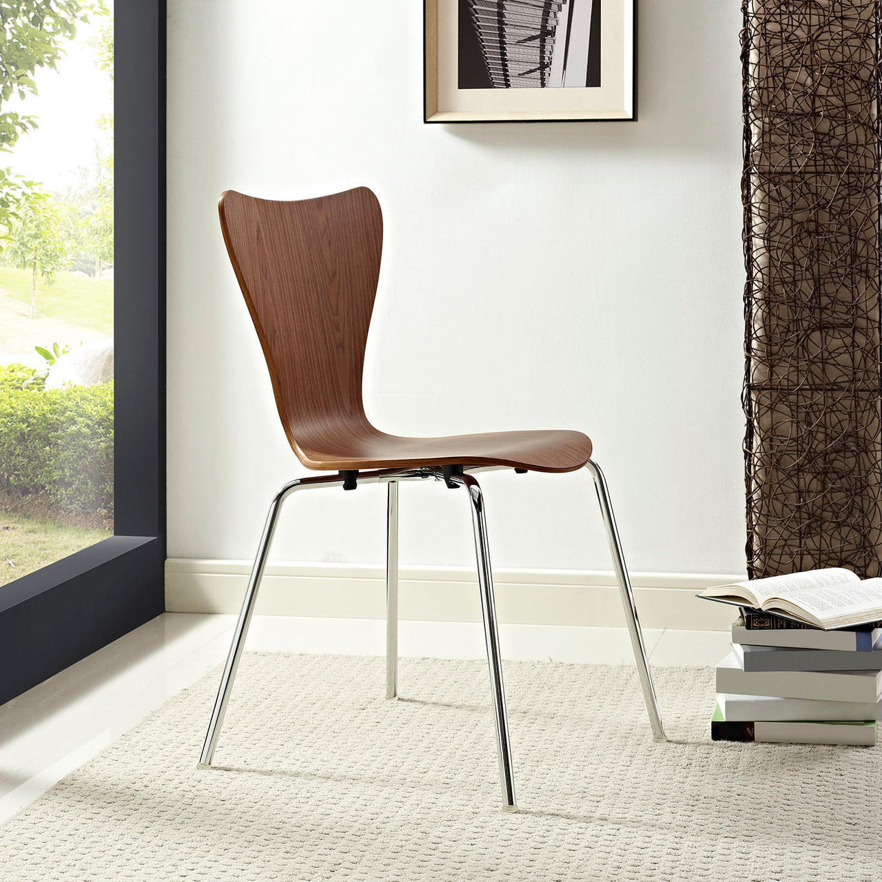 Silhouette Dining Chair, Walnut
