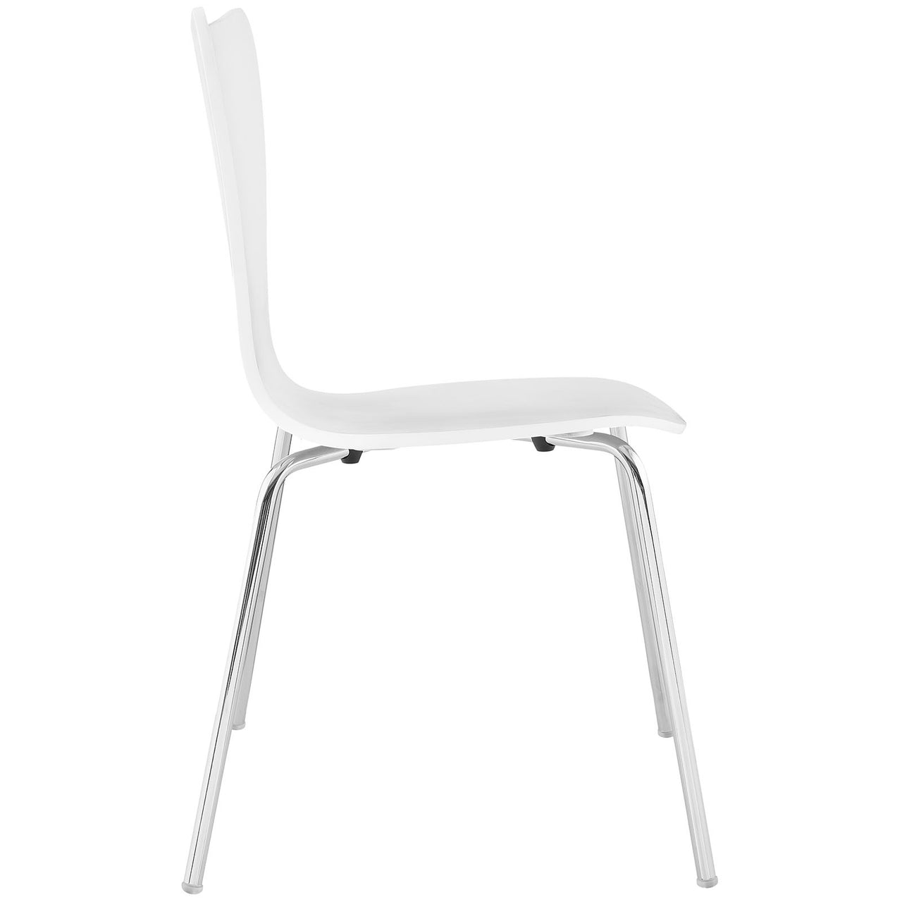 Silhouette Dining Chair, White