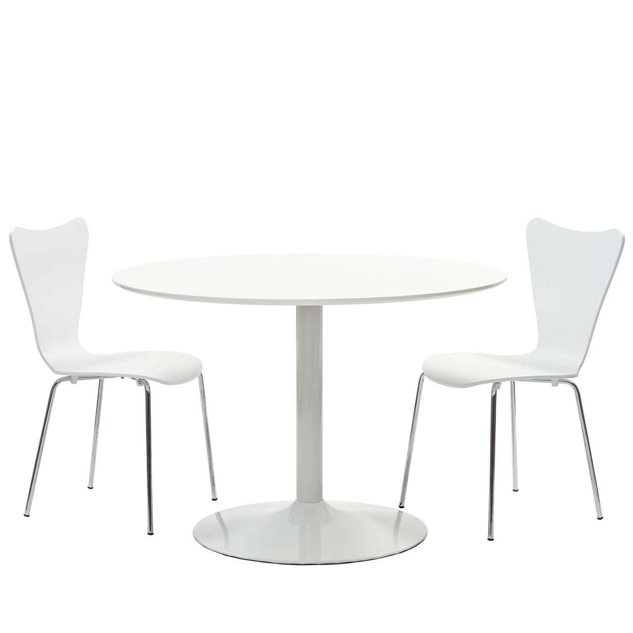 Silhouette Dining Chair, White