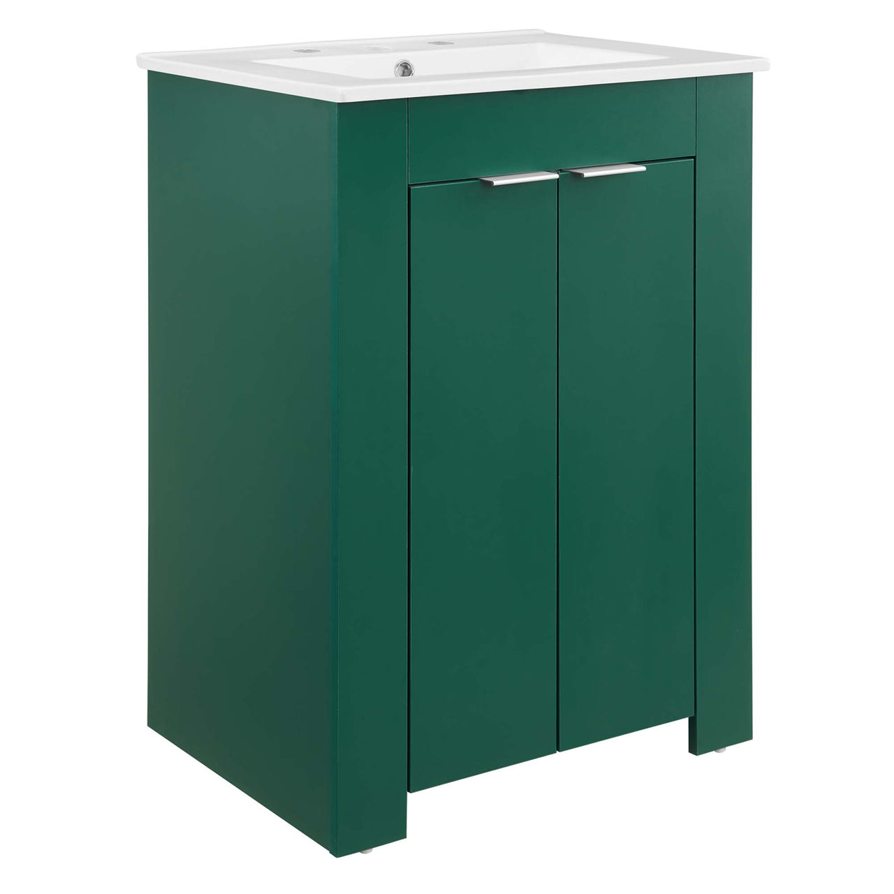 Maveen Vanity Unit, Small, Green & White