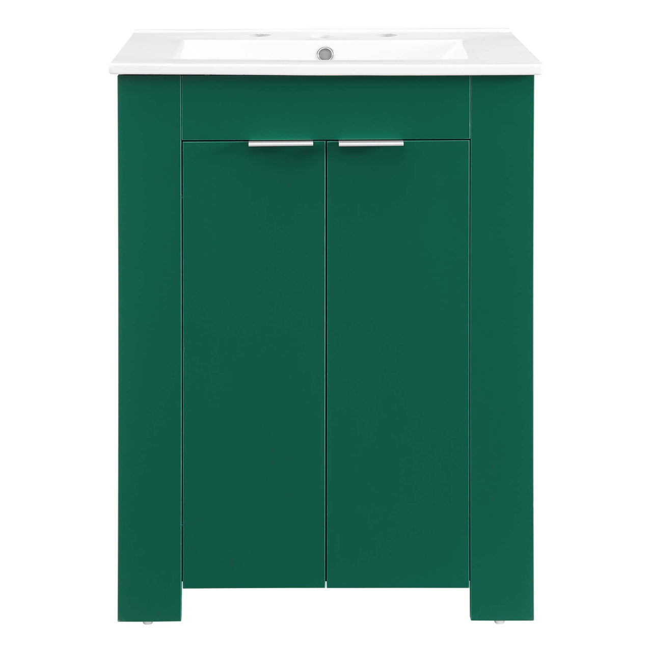 Maveen Vanity Unit, Small, Green & White