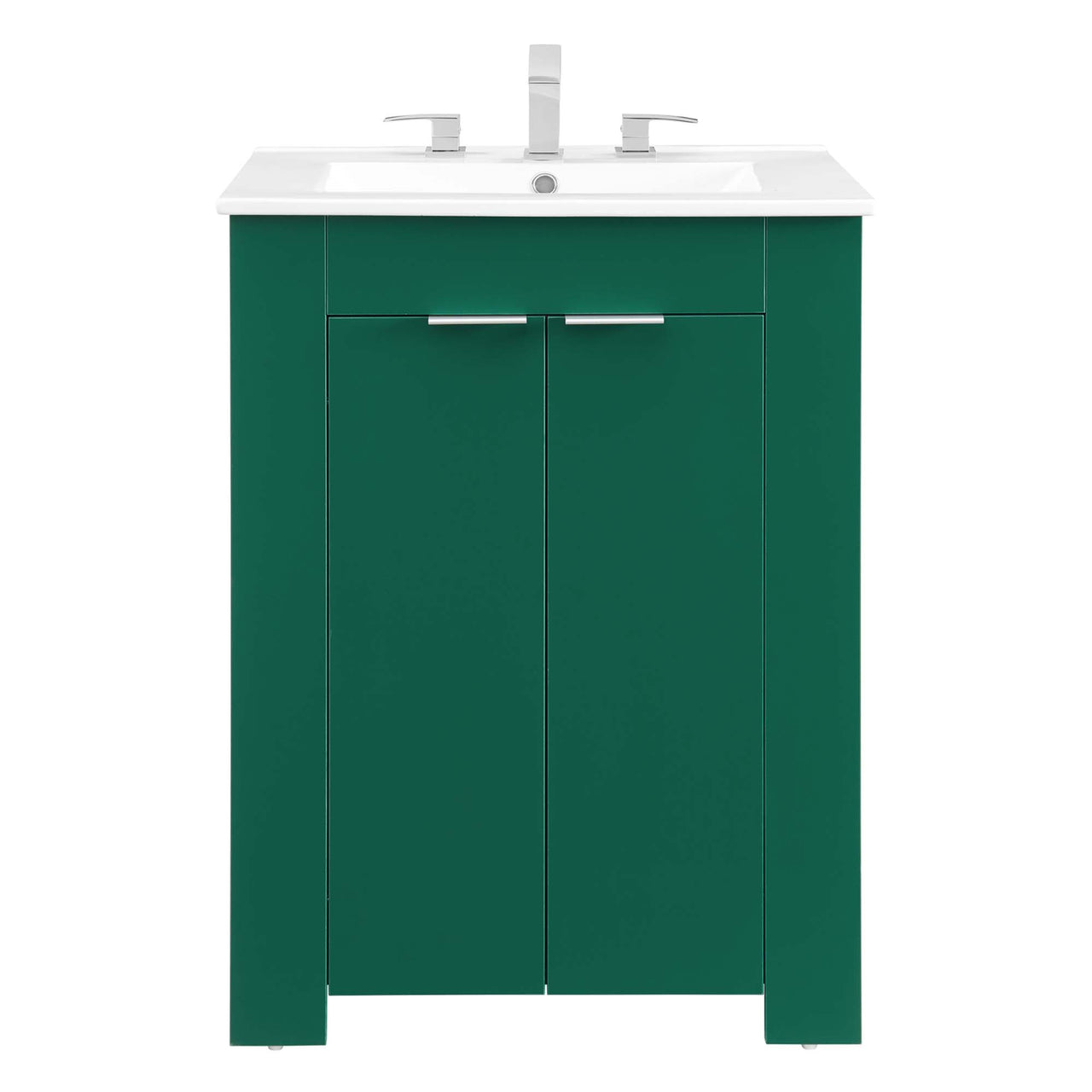 Maveen Vanity Unit, Small, Green & White