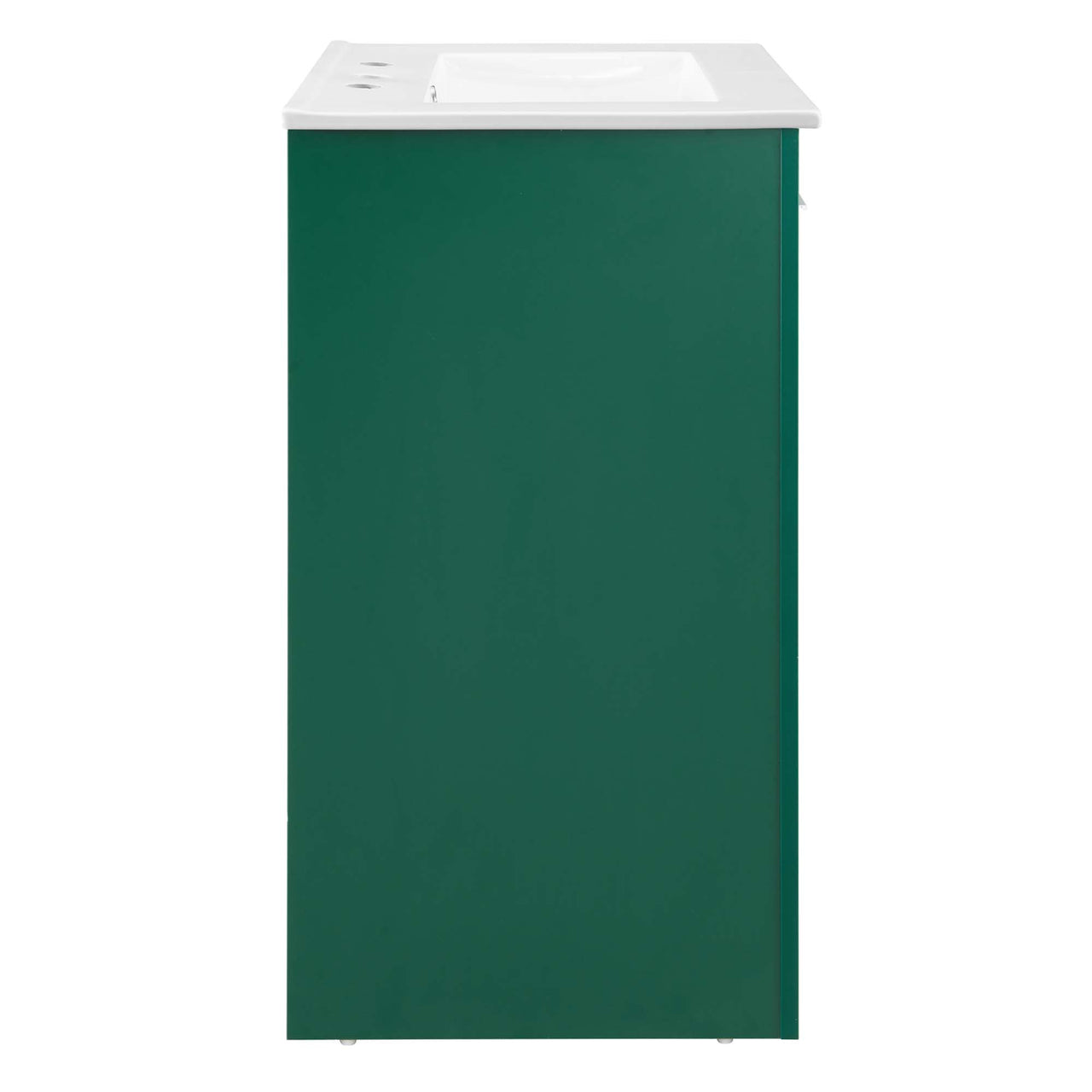 Maveen Vanity Unit, Small, Green & White