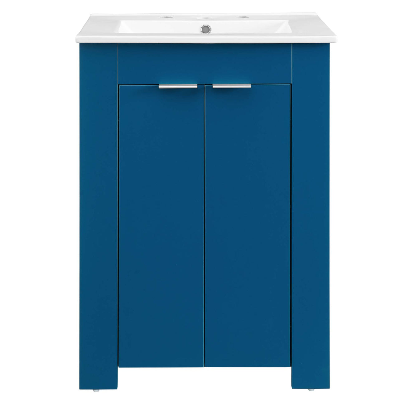 Maveen Vanity Unit, Small, Navy & White