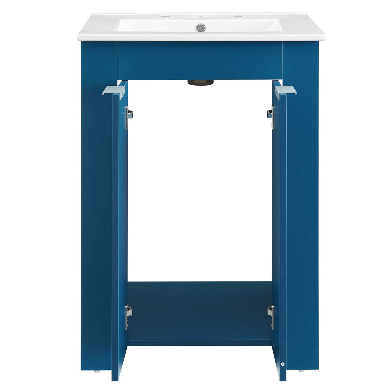 Maveen Vanity Unit, Small, Navy & White