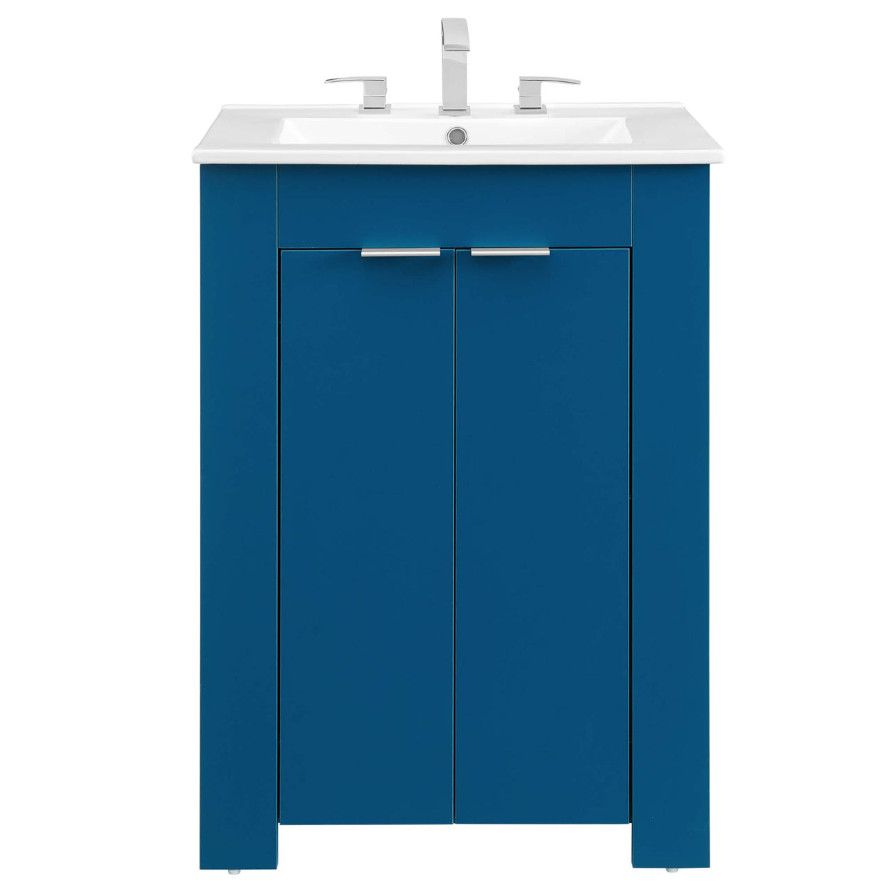 Maveen Vanity Unit, Small, Navy & White