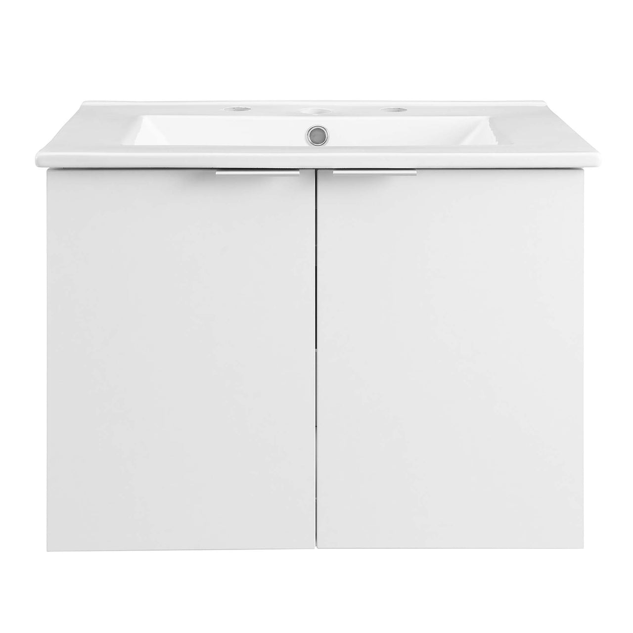 Maveen Floating Vanity Unit, Small, White