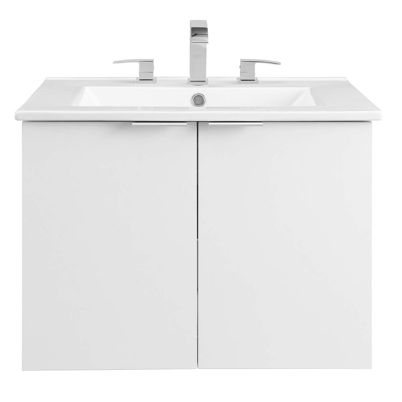 Maveen Floating Vanity Unit, Small, White