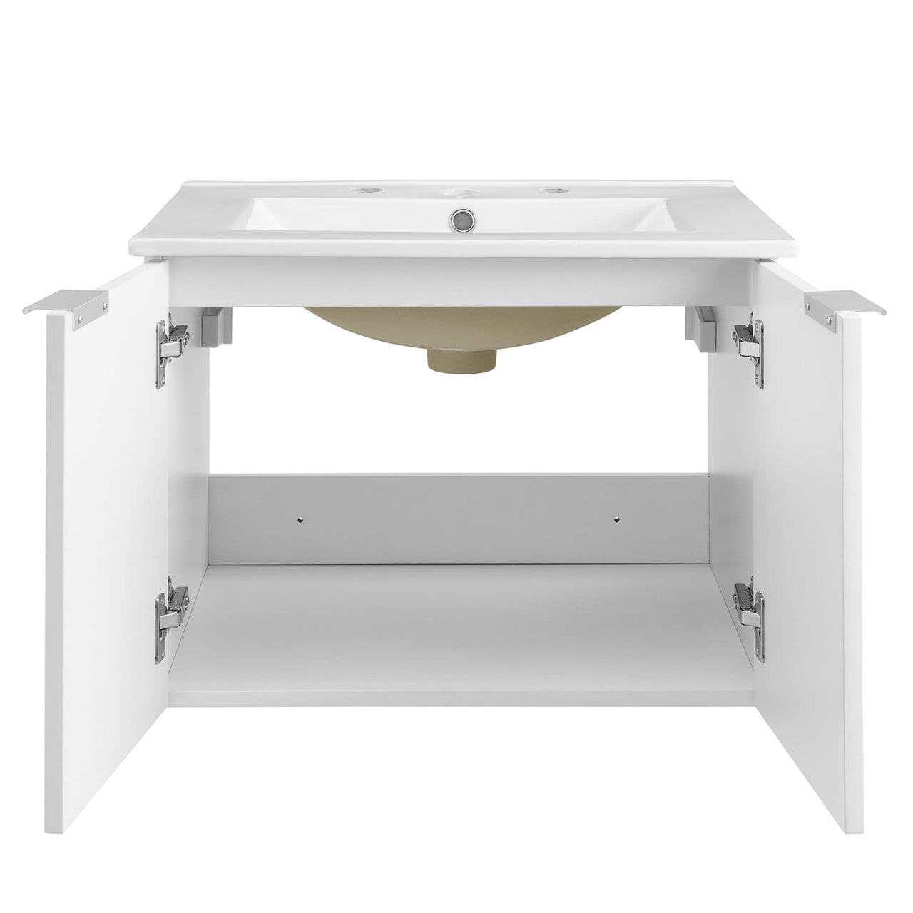 Maveen Floating Vanity Unit, Small, White