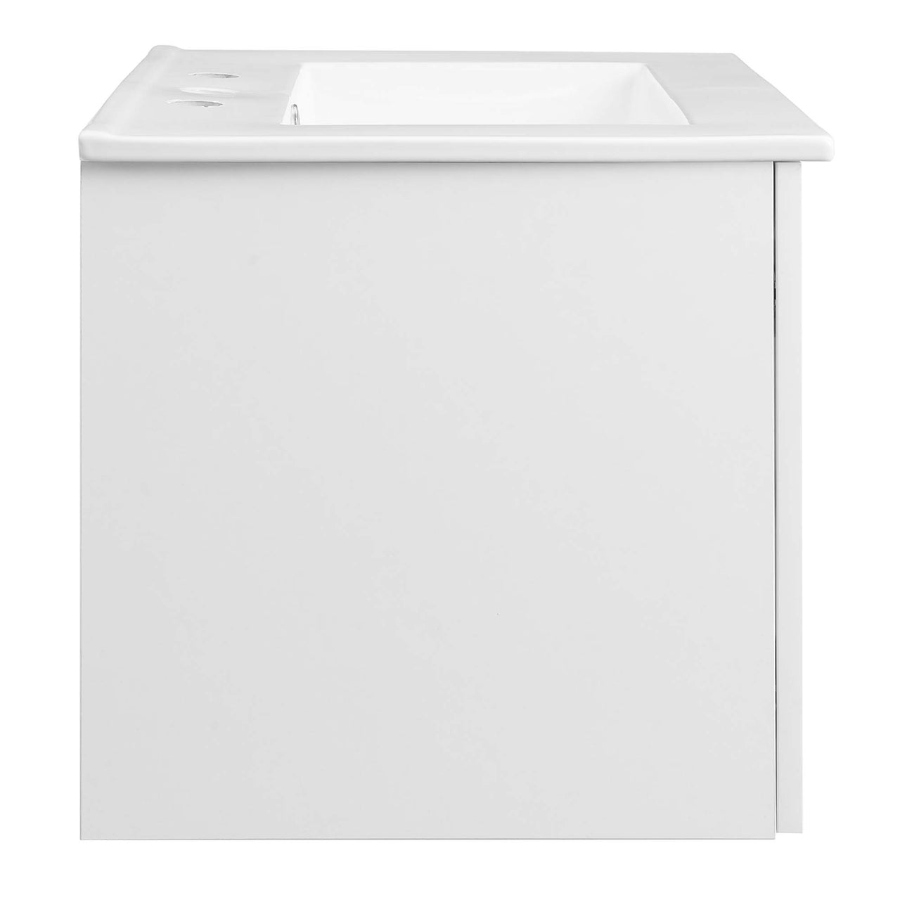 Maveen Floating Vanity Unit, Small, White