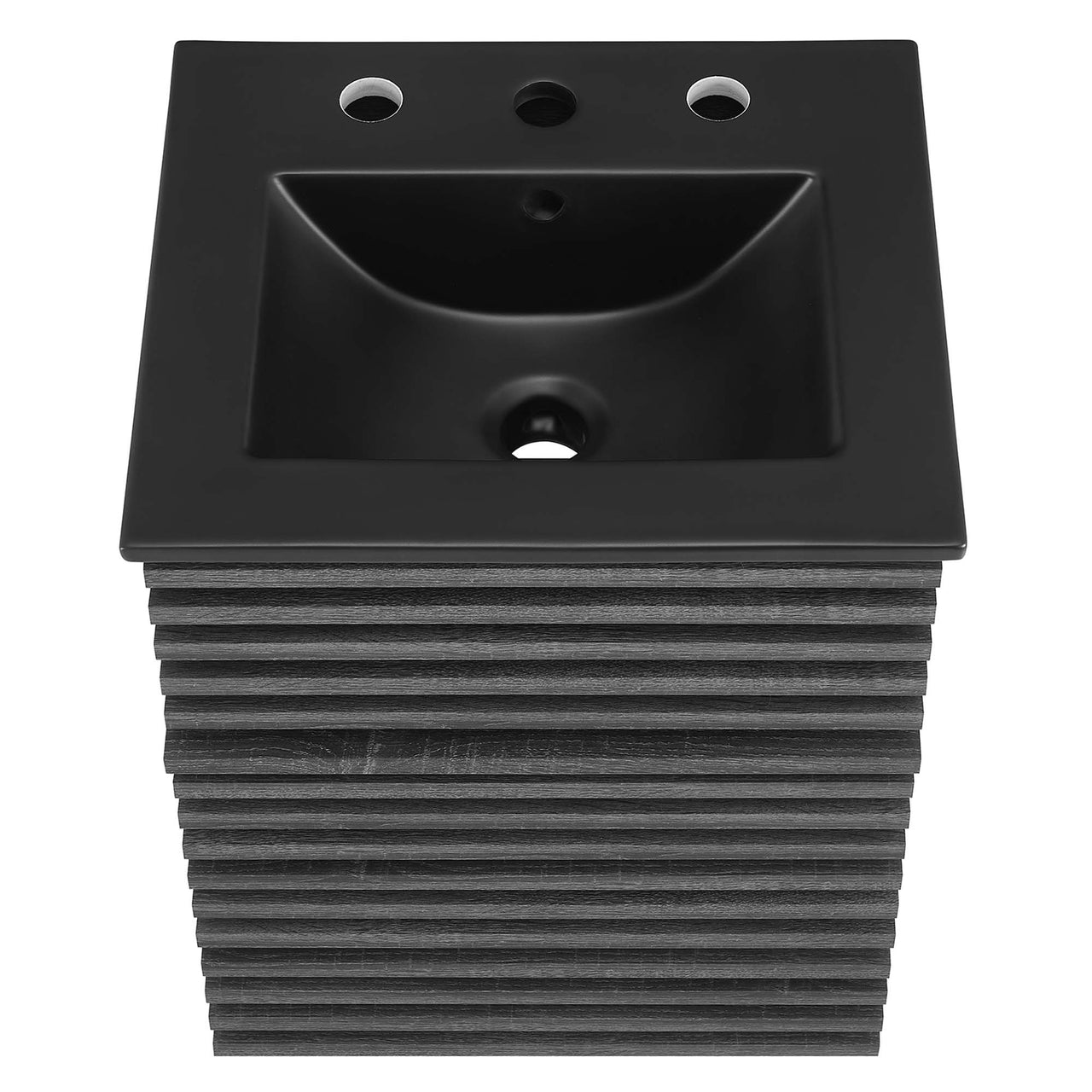 Ventra Floating Vanity Unit, Extra Small, Charcoal & Black