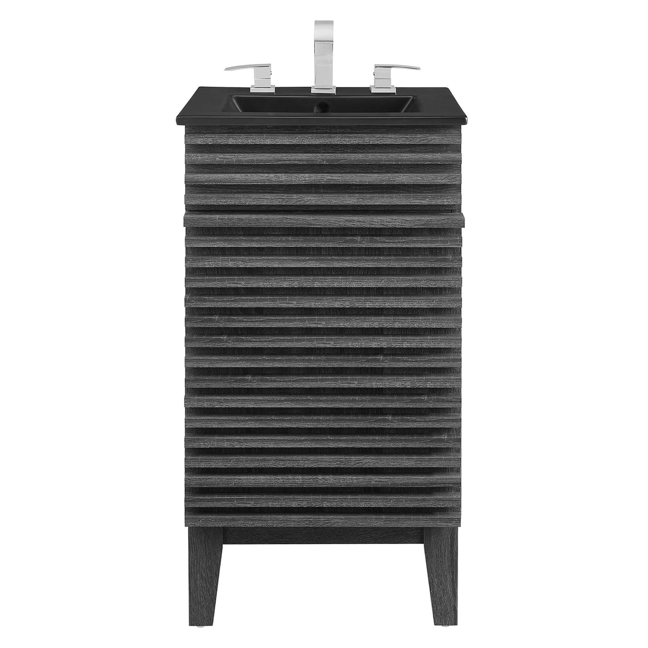 Ventra Vanity Unit, Extra Small, Charcoal & Black