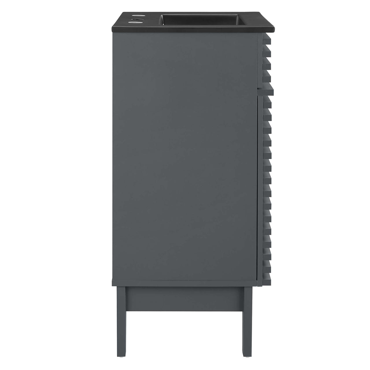Ventra Vanity Unit, Extra Small, Gray & Black