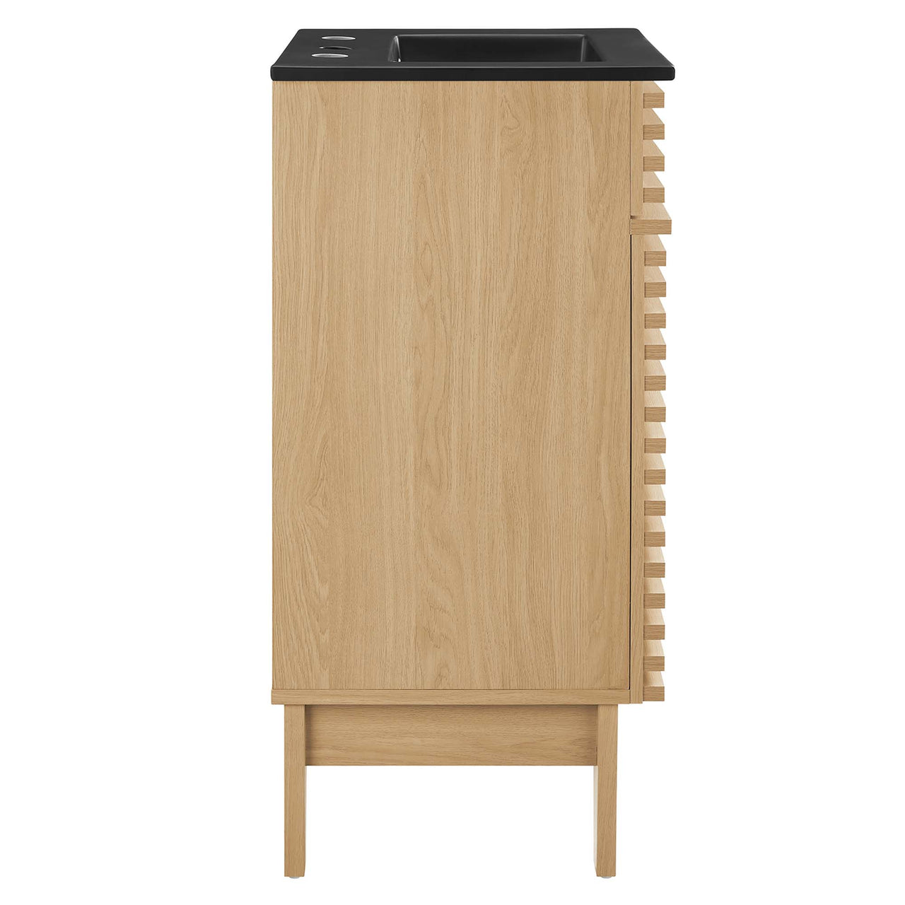 Ventra Vanity Unit, Extra Small, Oak & Black