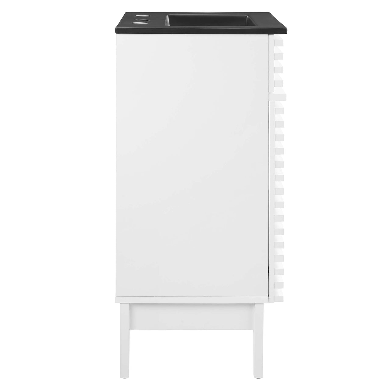 Ventra Vanity Unit, Extra Small, White & Black