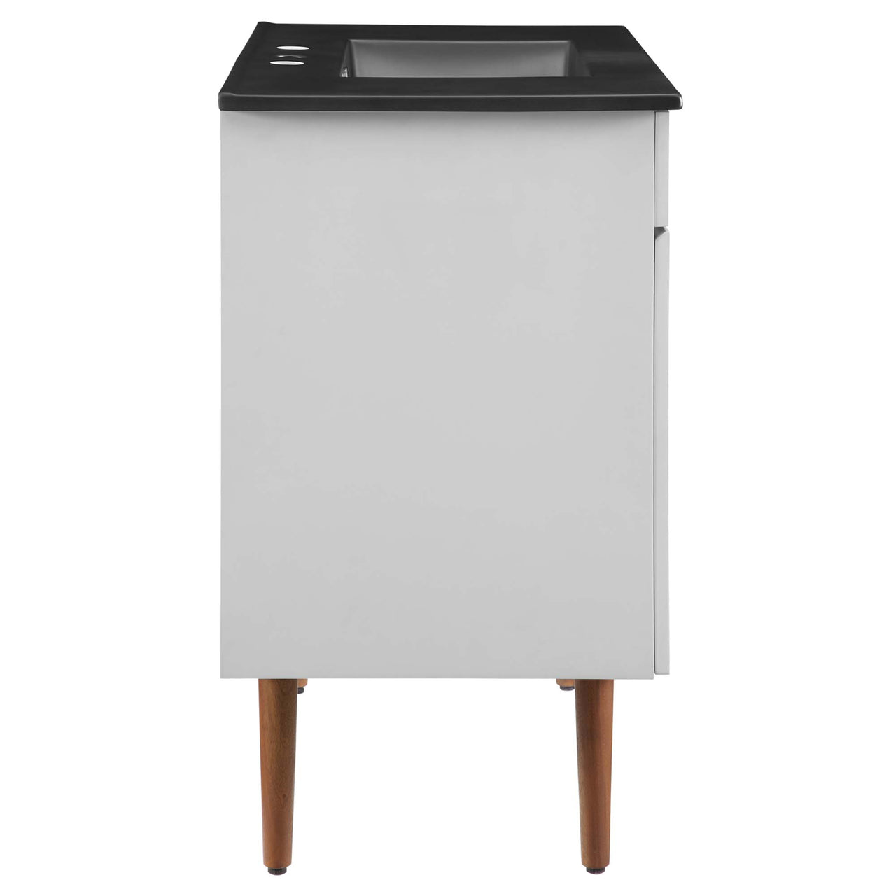 Arwyn Vanity Unit, Large, Gray & Black