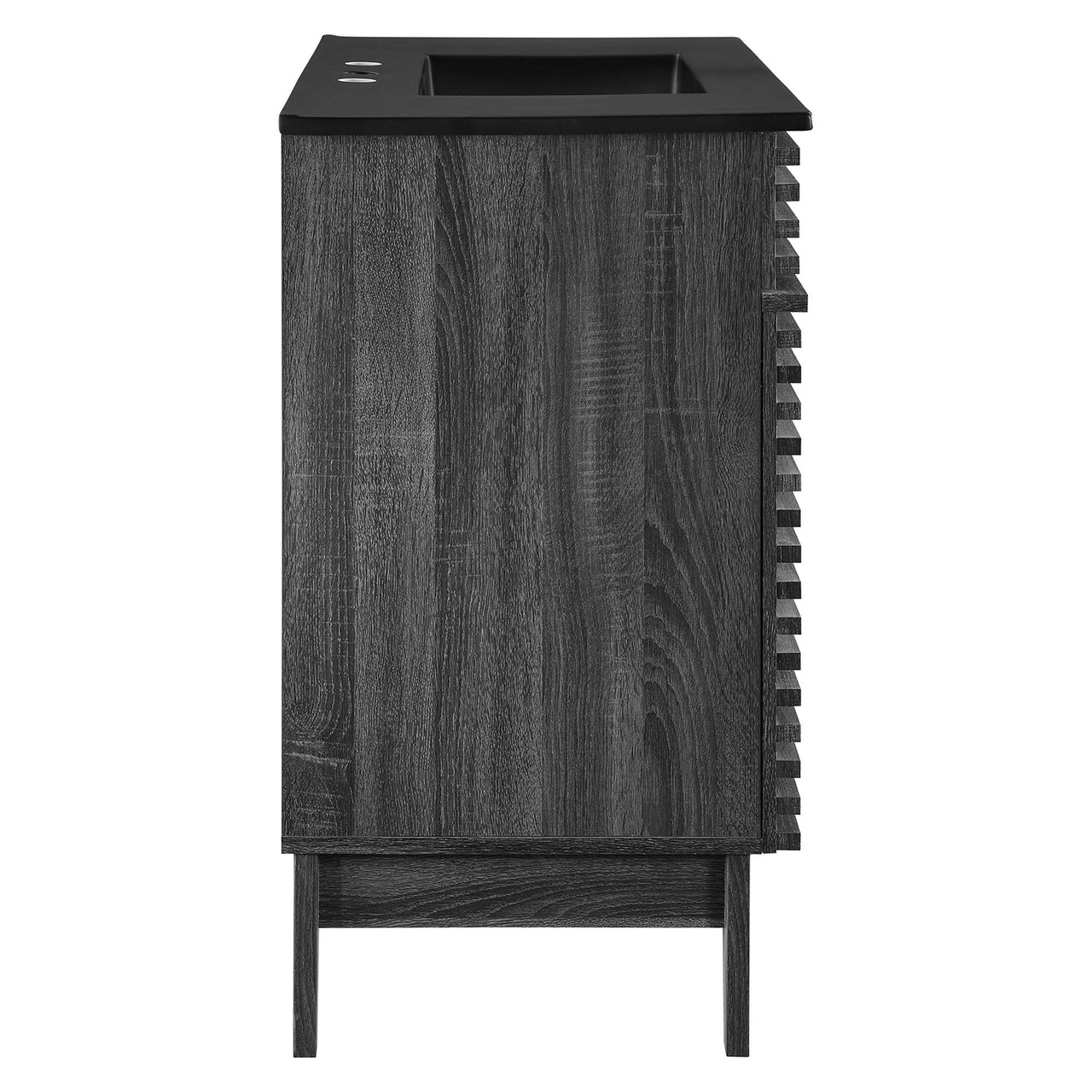 Ventra Vanity Unit, Large, Charcoal & Black