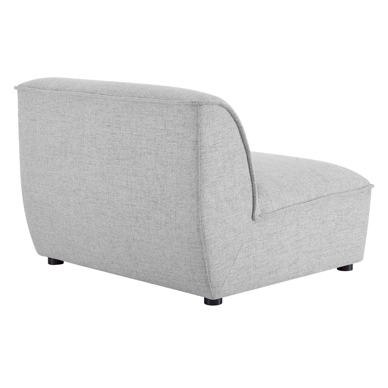 Rise 2-Piece Loveseat Sectional, Light Gray